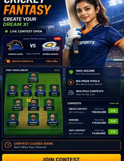 Ras9gem (ras 9 gem) fantasy cricket & matchday visual 3